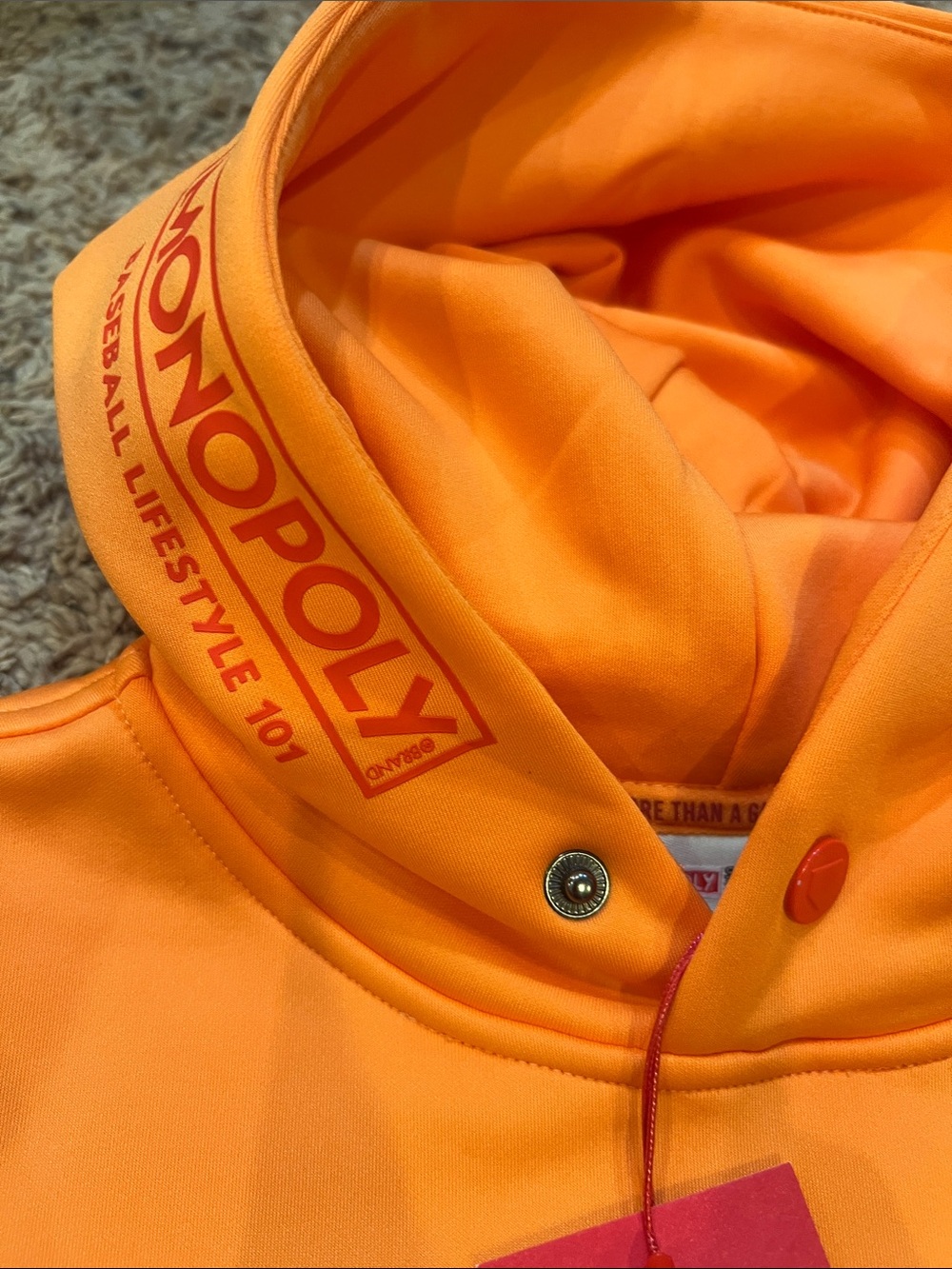 Little Boys Baseball Lifestyle 101 x Monopoly Hoodie - Picture 3 of 12